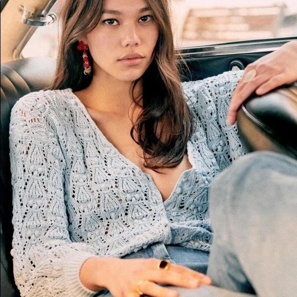 Sezane Sweaters - Sézane Annette Jumper in Light Blue (XS)
